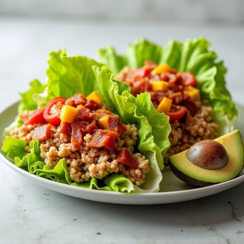 Crispy Turkey and Bacon Lettuce Wraps