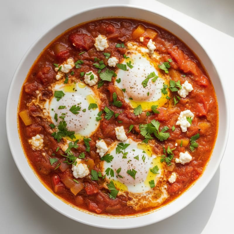 Shakshuka with Feta and Herbs