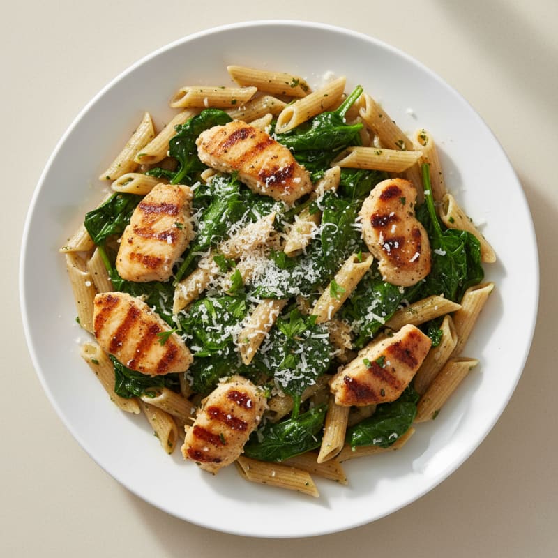 Garlic Herb Chicken Penne Pasta