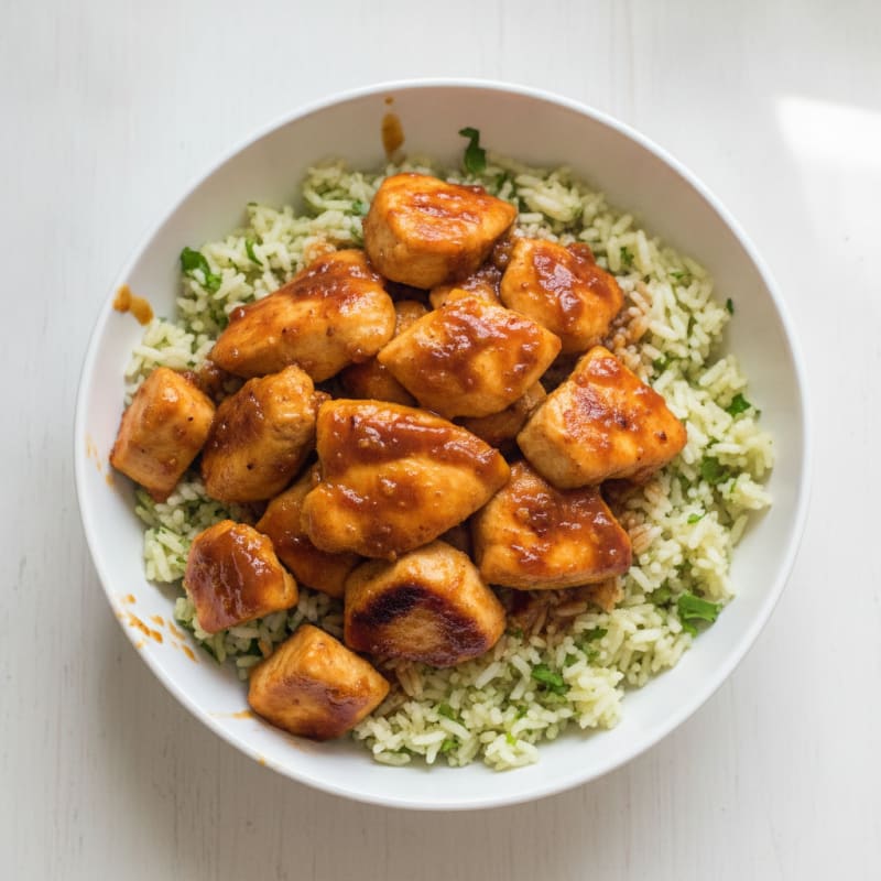 Chipotle Honey Chicken with Cilantro-Lime Rice