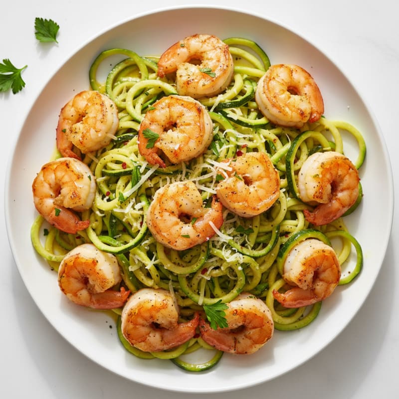 Zesty Lemon-Garlic Zucchini Noodles