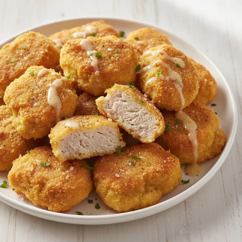 Parmesan Chicken & Egg Baked Nuggets
