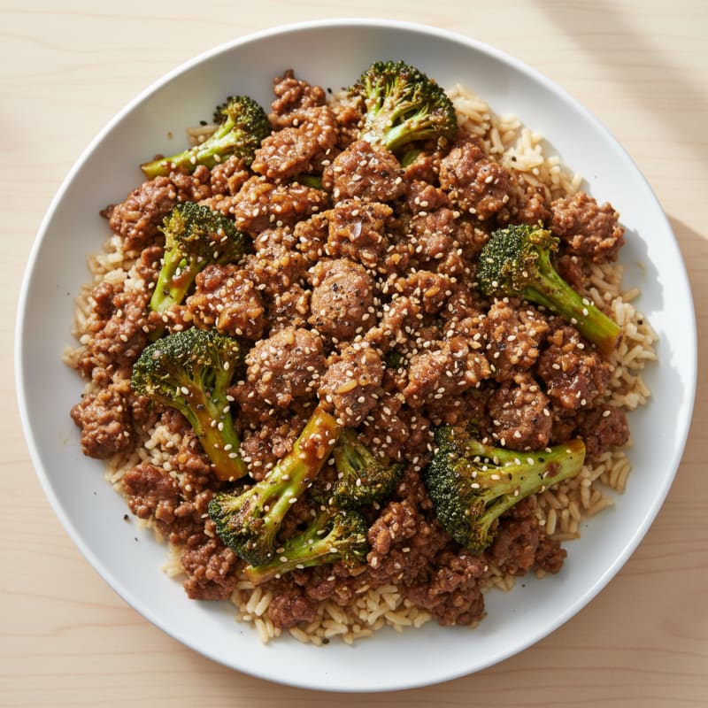Sesame Beef and Broccoli Stir-Fry