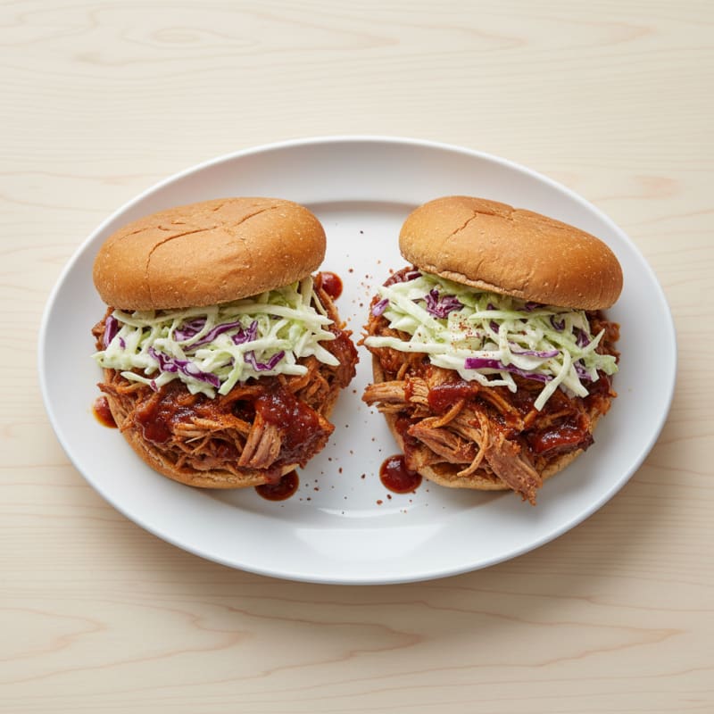 Slow-Cooked BBQ Pulled Pork Sandwiches