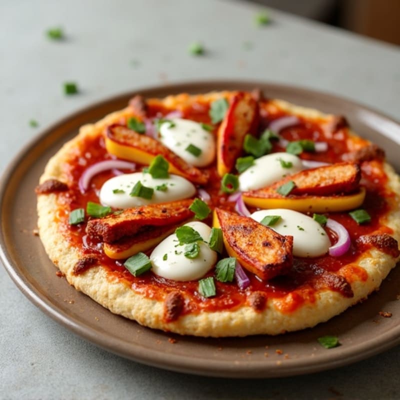 BBQ Chicken Protein Pizza with Mozzarella