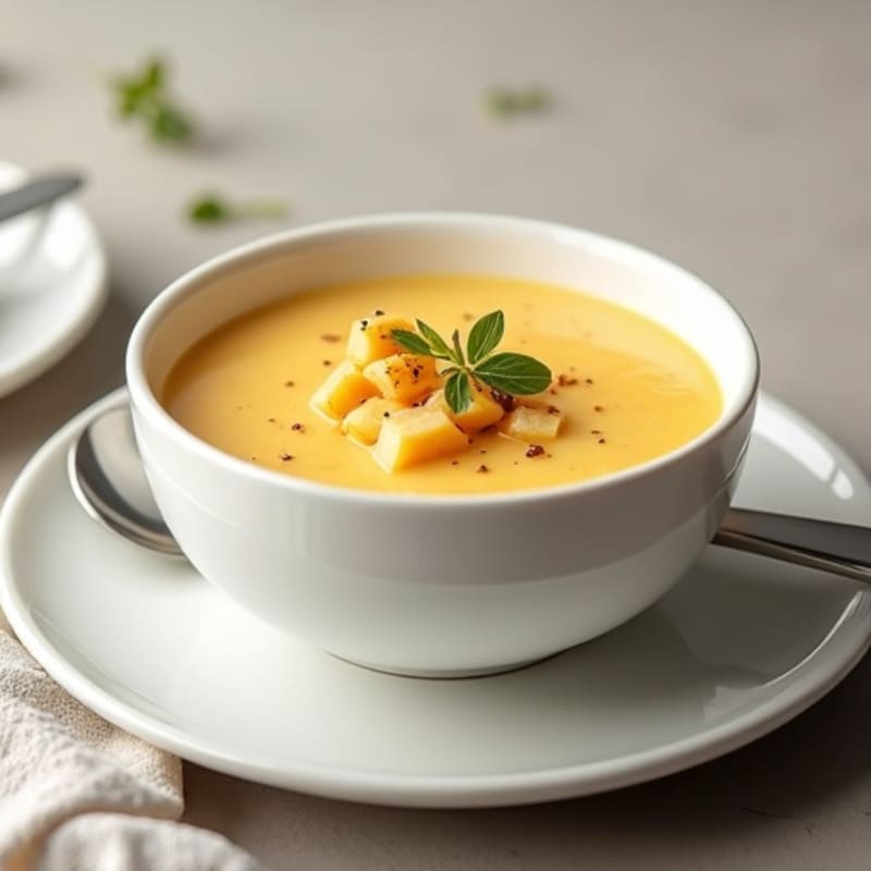 Creamy Healthy Baked Potato Soup