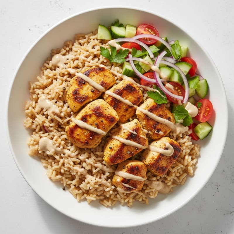 Chicken Shawarma Rice Bowl