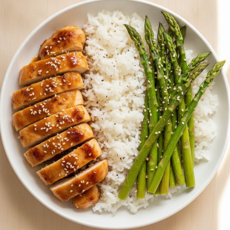 Teriyaki Chicken with Roasted Asparagus