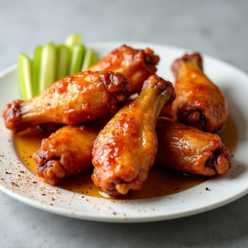 Crispy Honey Glazed Chicken Wings