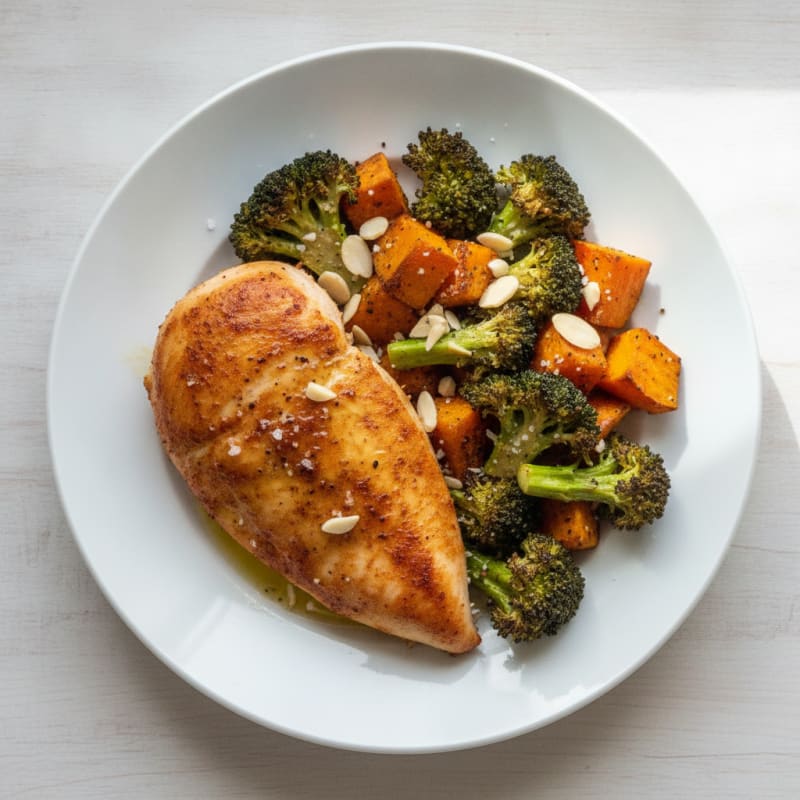 Sheet Pan Roasted Chicken and Root Vegetables