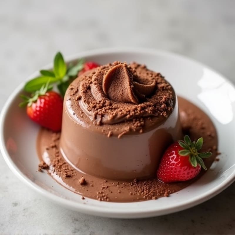 Silky Chocolate Protein Pudding