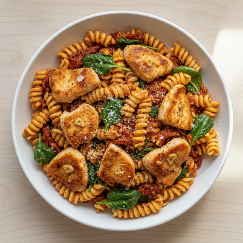 Sun-Dried Tomato Pesto Chicken Pasta