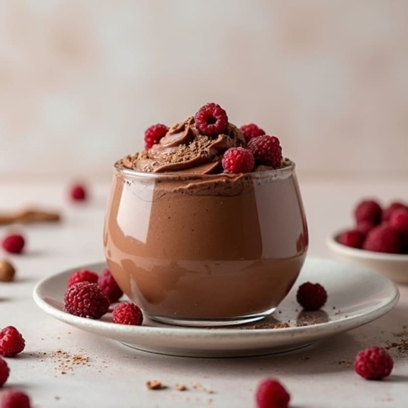 Creamy Dark Chocolate Protein Mousse