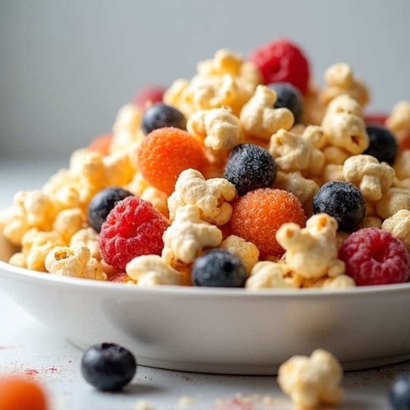 Protein Popcorn Snack Mix with Fruit Snacks