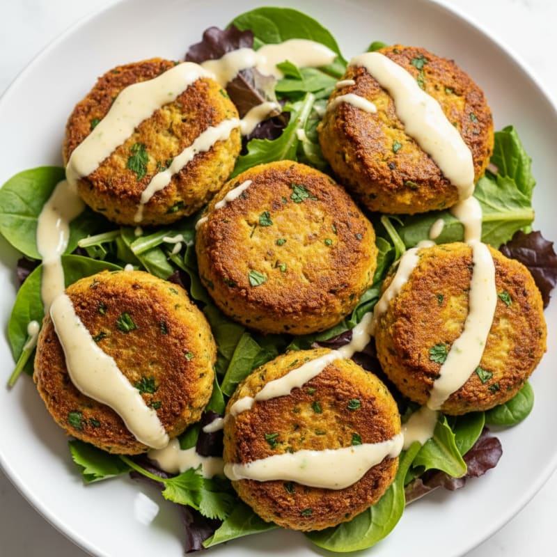 Crispy Falafel with Tahini