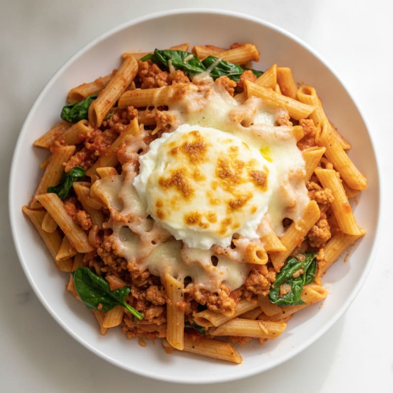 Classic Baked Ziti with Ricotta