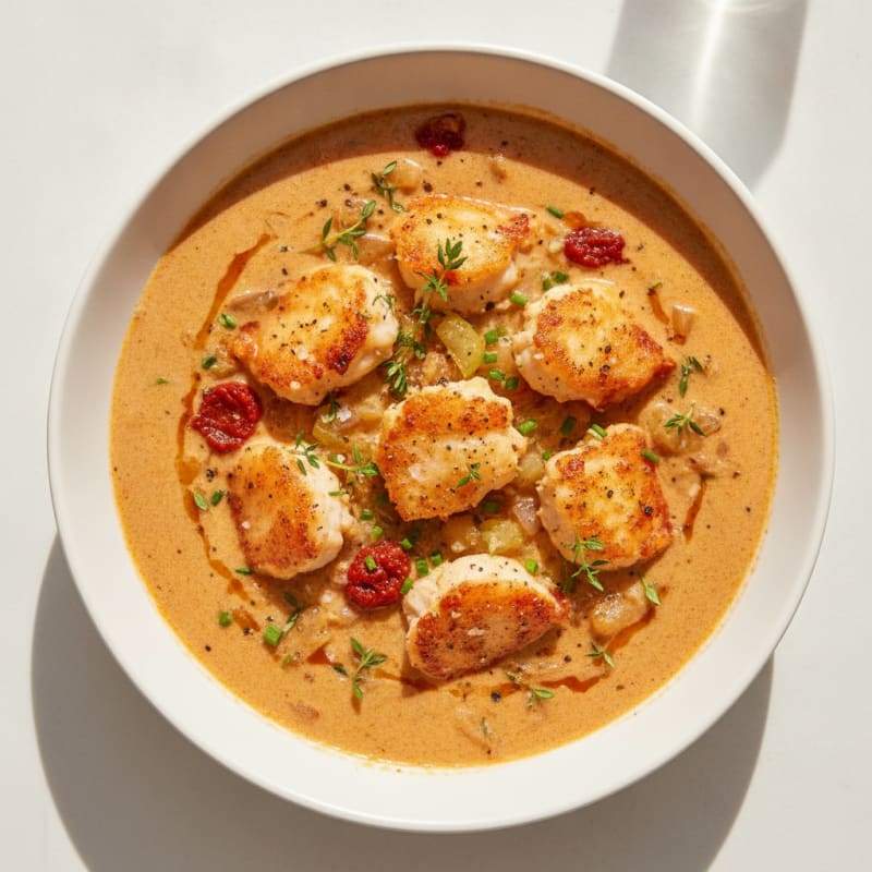 Rich Lobster Bisque with Sherry