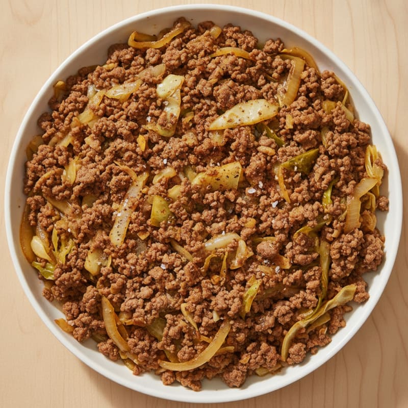 Ground Beef and Cabbage Skillet