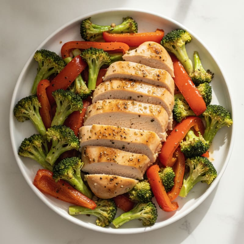 Sheet Pan Lemon Herb Chicken and Veggies