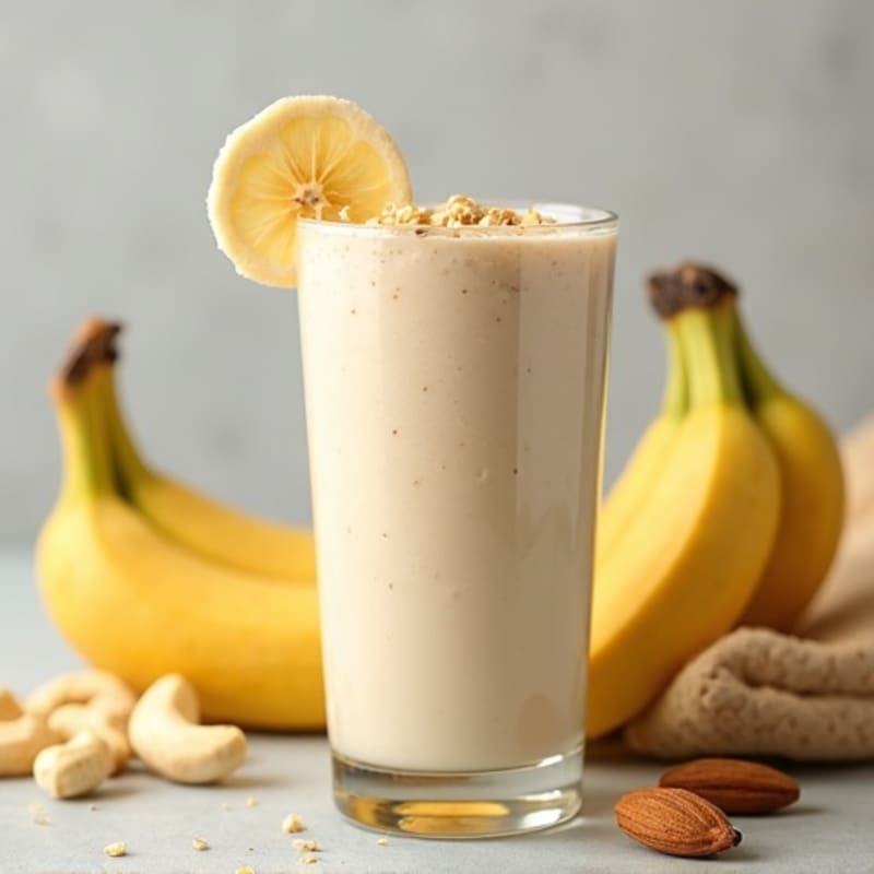 Creamy Banana Cashew Shake