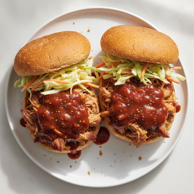 Smoky BBQ Pulled Pork Sandwiches