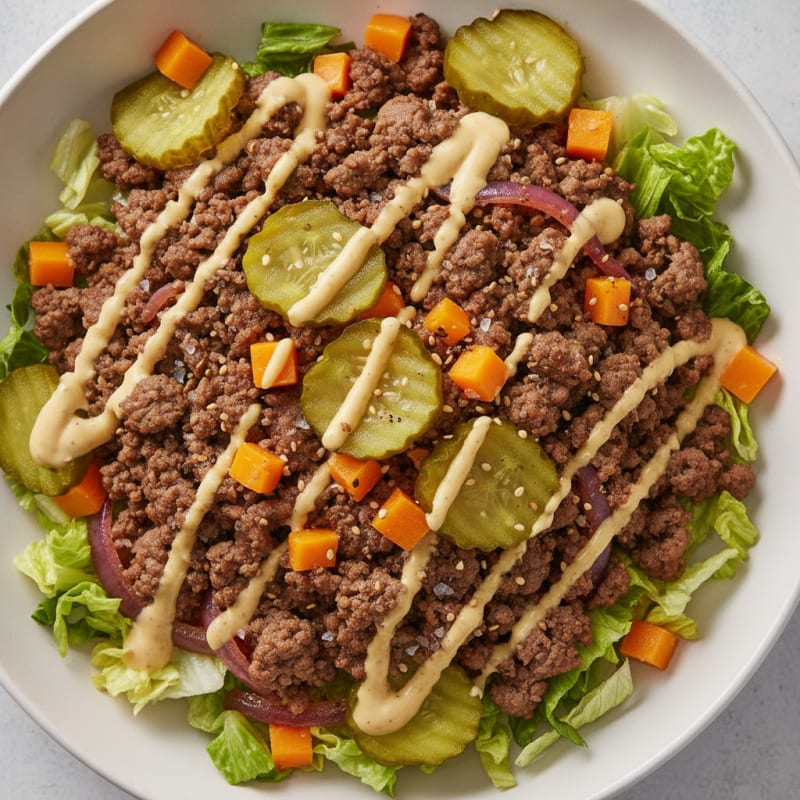 Big Mac Protein Bowl