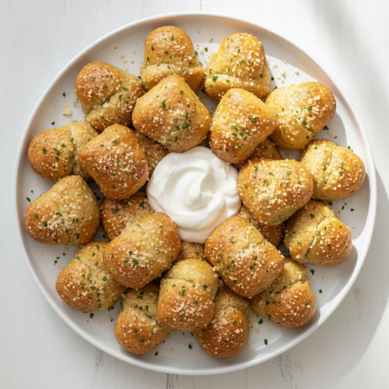 Garlic Parmesan Pretzel Bites