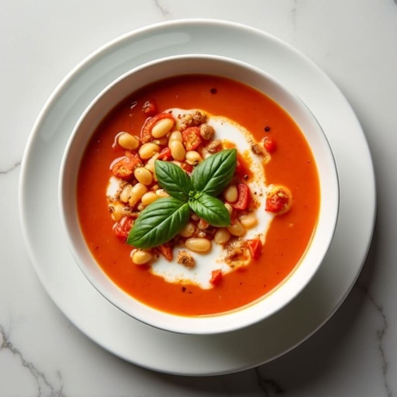 Creamy Roasted Tomato Basil Soup