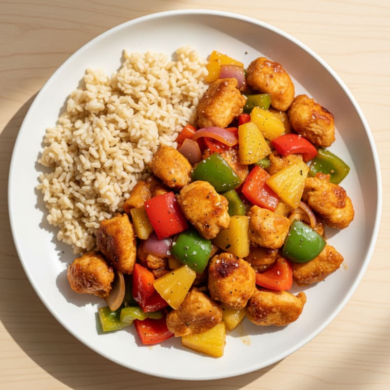 Sweet and Sour Chicken Stir-Fry
