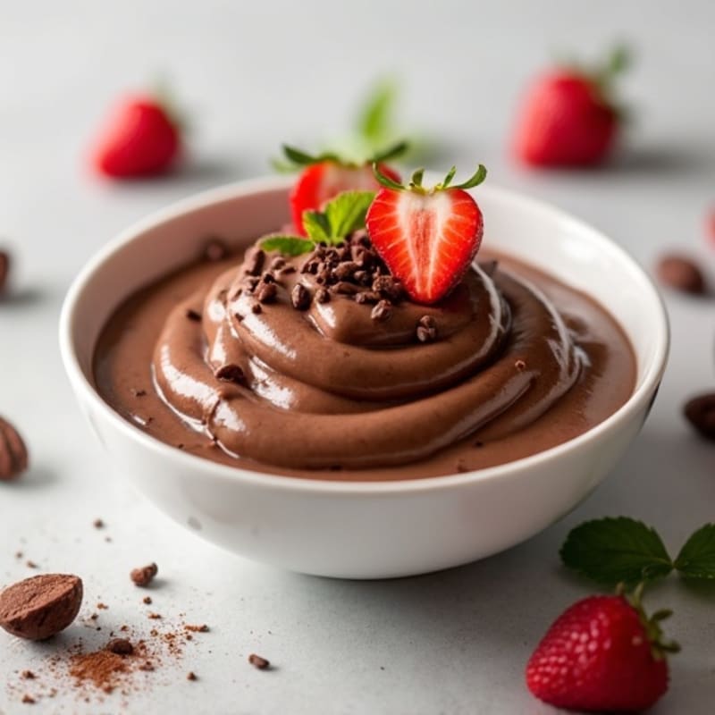 Silky Chocolate Protein Pudding