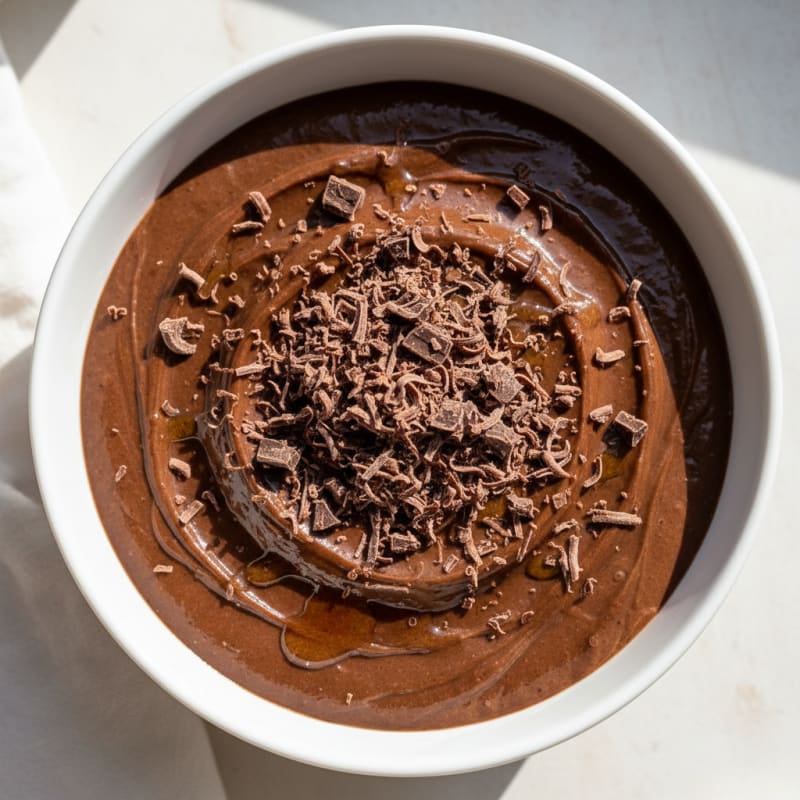 Silky Greek Yogurt Chocolate Protein Pudding