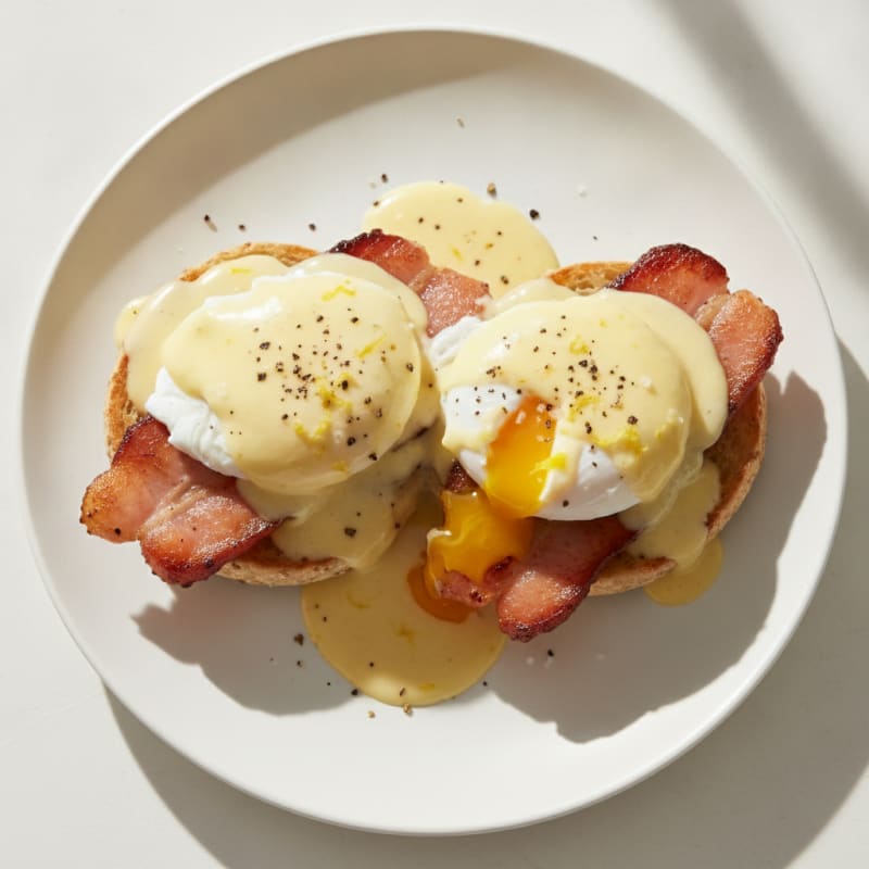Classic Eggs Benedict with Hollandaise