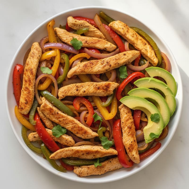 Chicken Fajita Skillet with Peppers