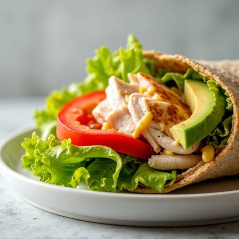 Fresh Turkey Avocado Wrap