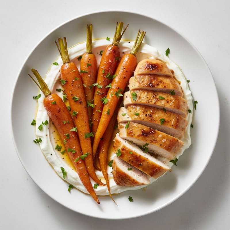 Caramelized Maple-Glazed Roasted Carrots