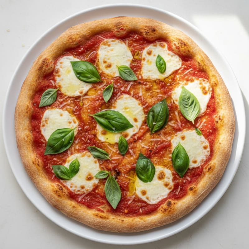 Classic Margherita Pizza with Fresh Basil