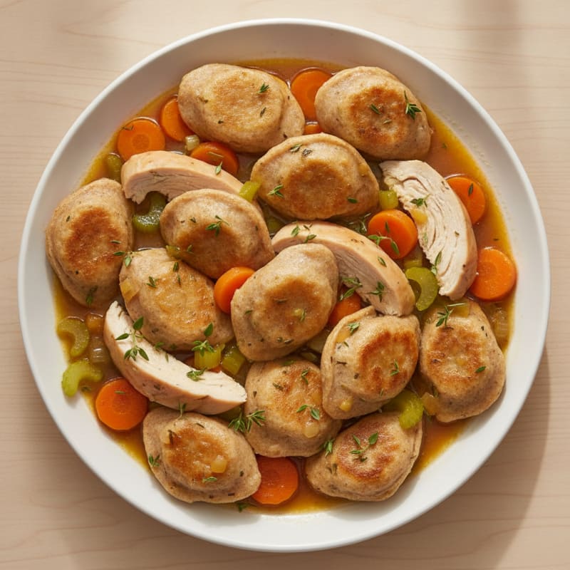 Homestyle Chicken and Herb Dumplings