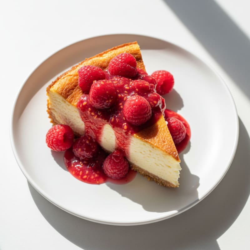 Creamy Greek Yogurt Protein Cheesecake