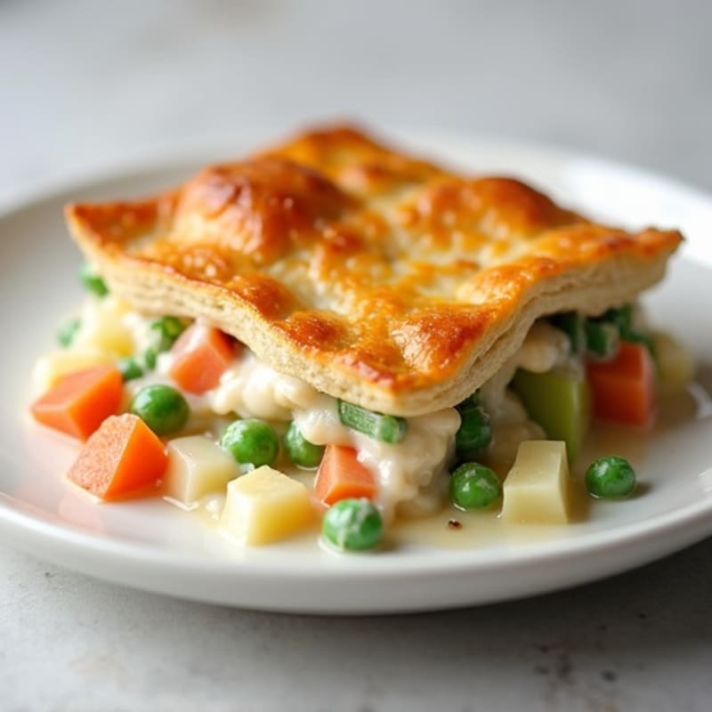 Healthy Creamy Chicken Pot Pie