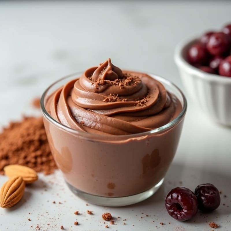 Silky Chocolate Protein Pudding with Greek Yogurt