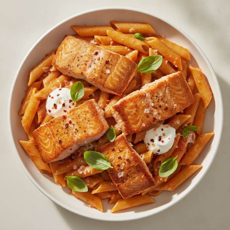 Salmon Vodka Pasta