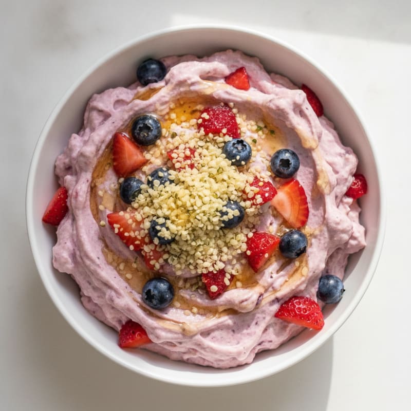Creamy Protein Berry Cheesecake Mousse