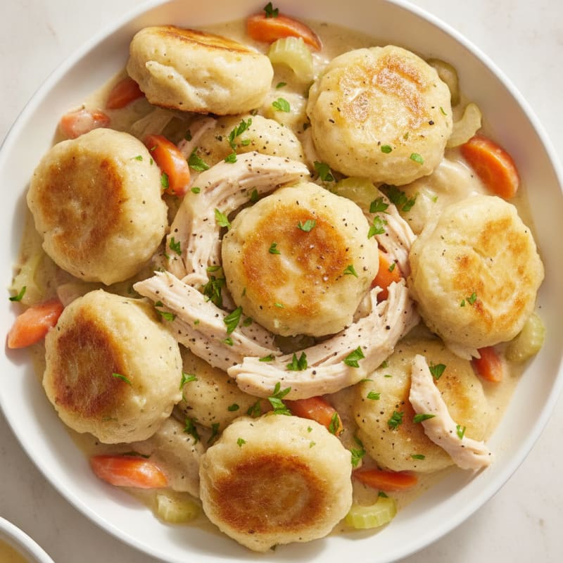 Homestyle Chicken and Herb Dumplings