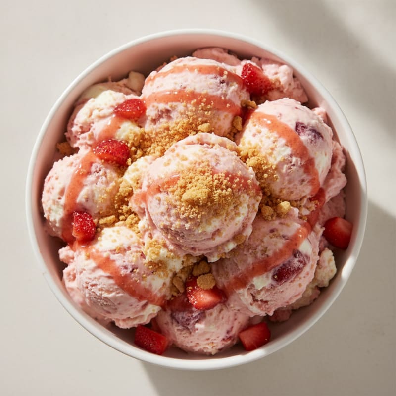 Strawberry Cheesecake Protein Ice Cream