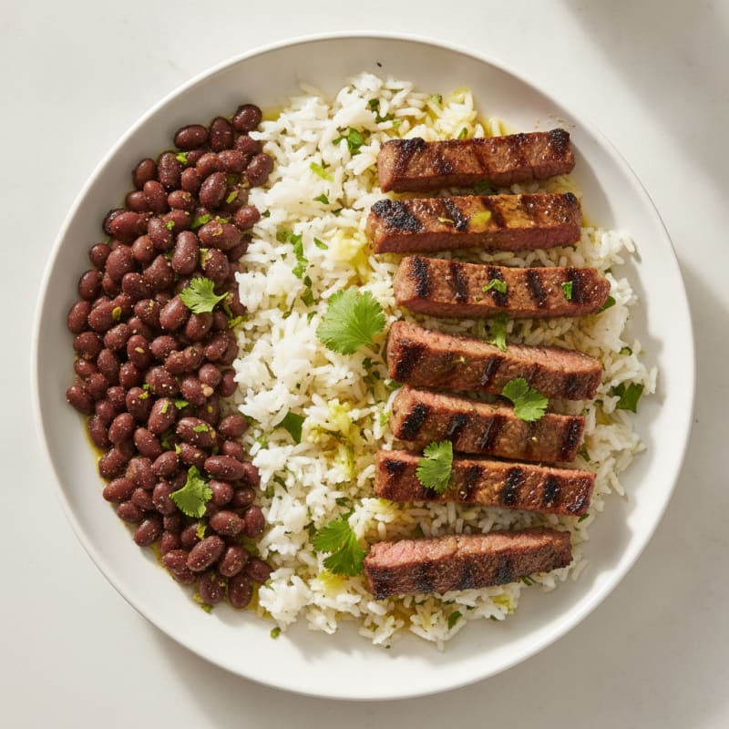 Carne Asada with Cilantro-Lime Rice