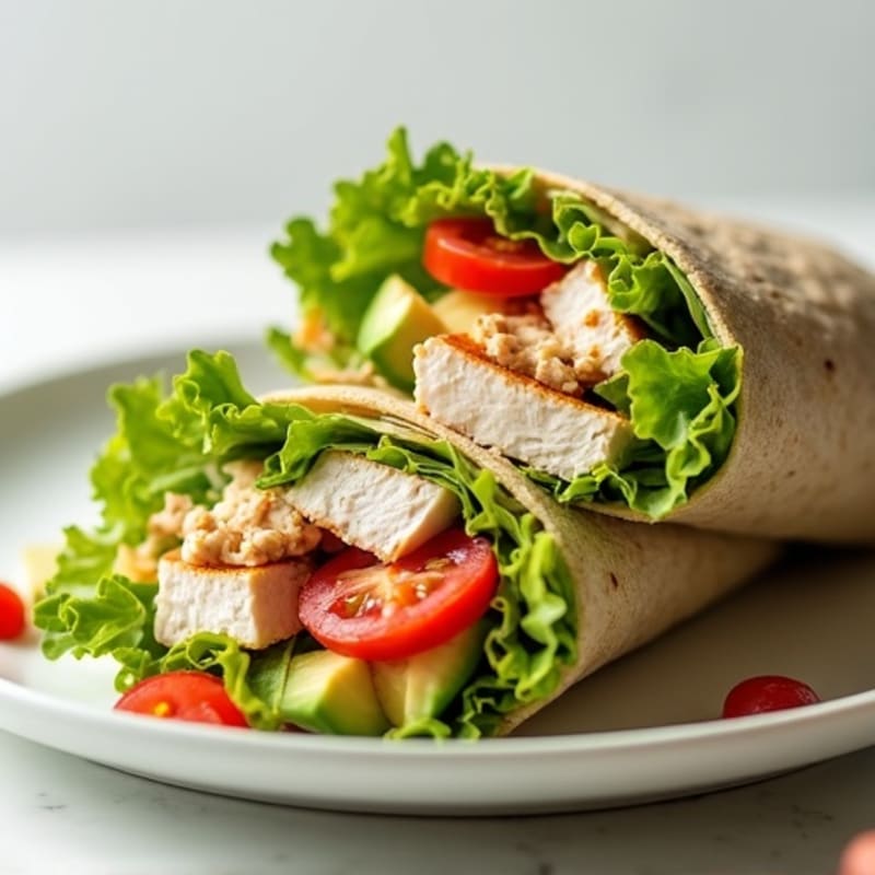 Lean Turkey and Creamy Avocado Wrap