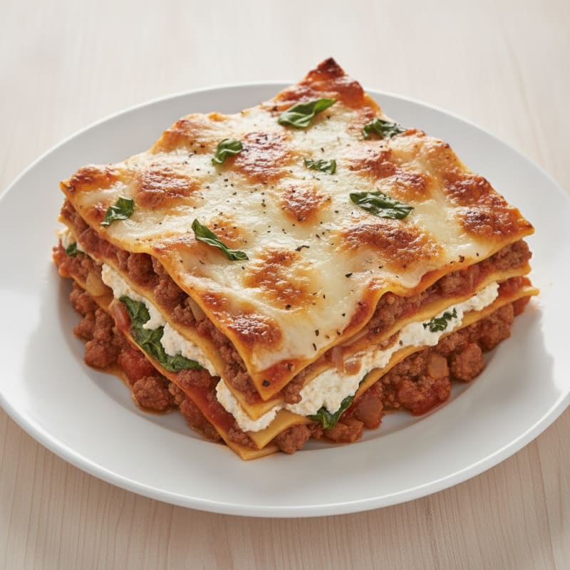 Classic Italian Beef Lasagna Bake
