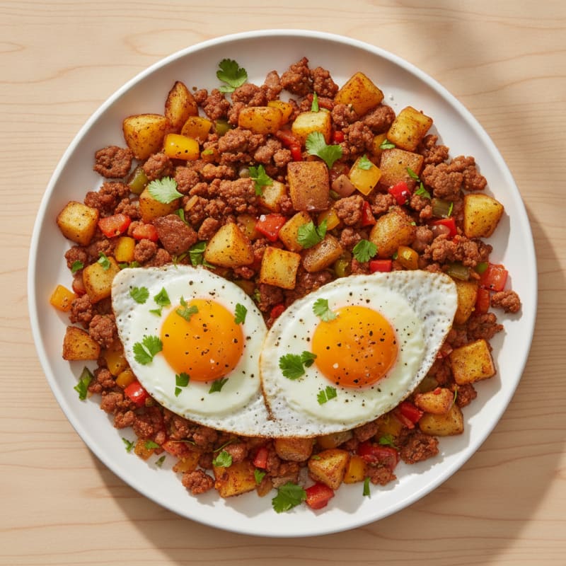 Chorizo and Potato Hash