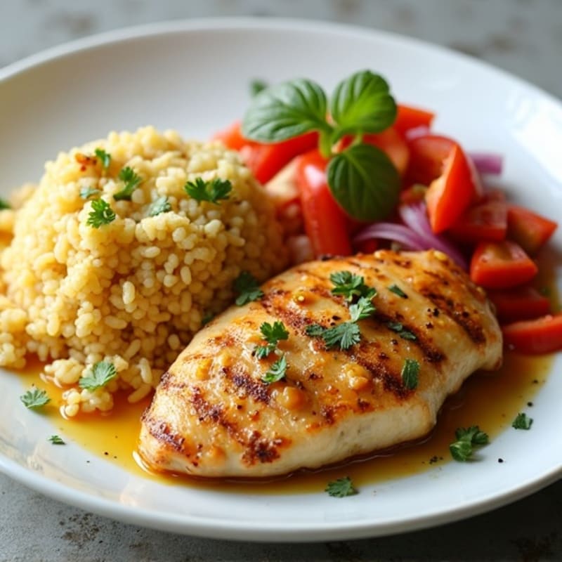 Cilantro-Lime Chicken with Spanish Cauliflower Rice
