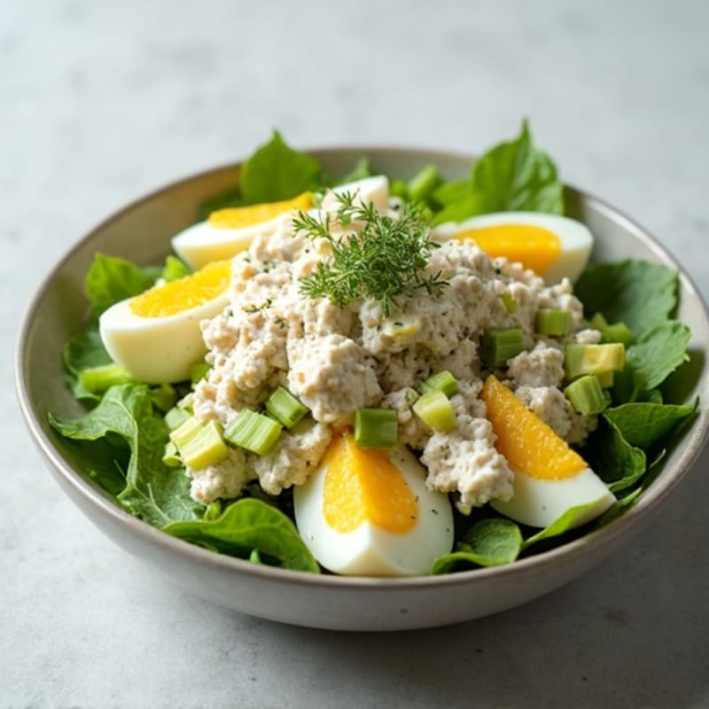 Creamy Lemon Dill Tuna Salad with Crunchy Celery